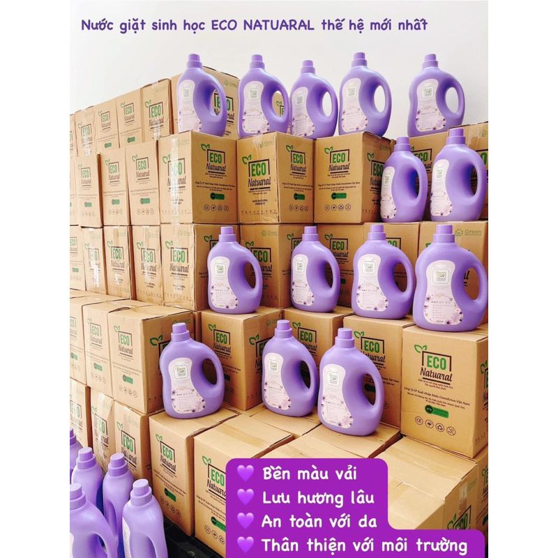 Nước giặt hương nước hoa công nghệ Hàn Quốc Eco Natuaral
