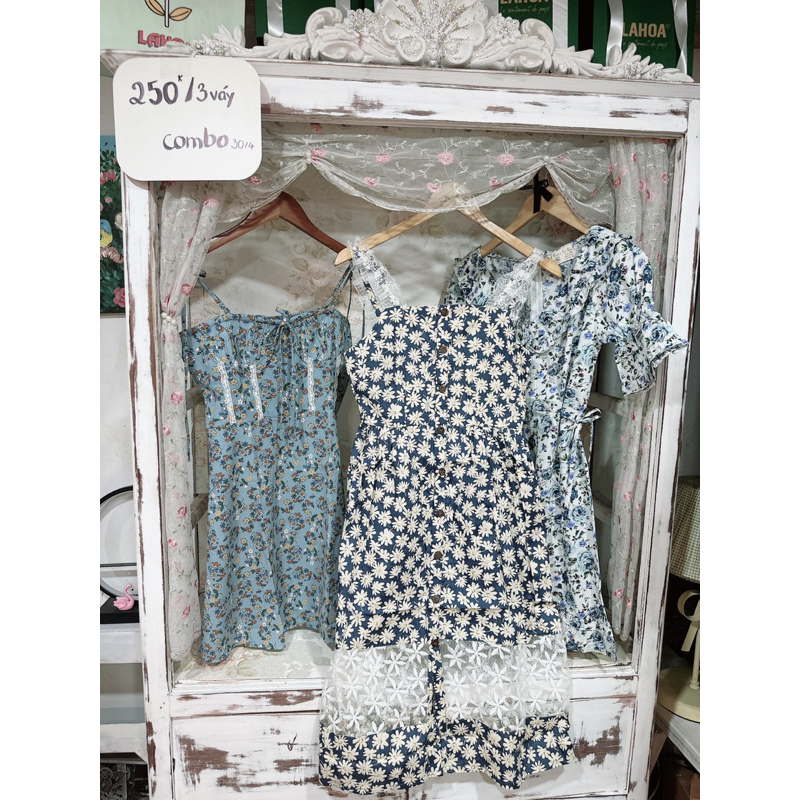 3 váy đồng giá 250 combo chơi lễ 30/4 siêu đáng yêu