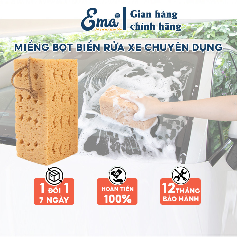 Miếng bọt biển rửa xe Ô tô chuyên dụng AutoX - Êm mềm rửa sạch không xước sơn