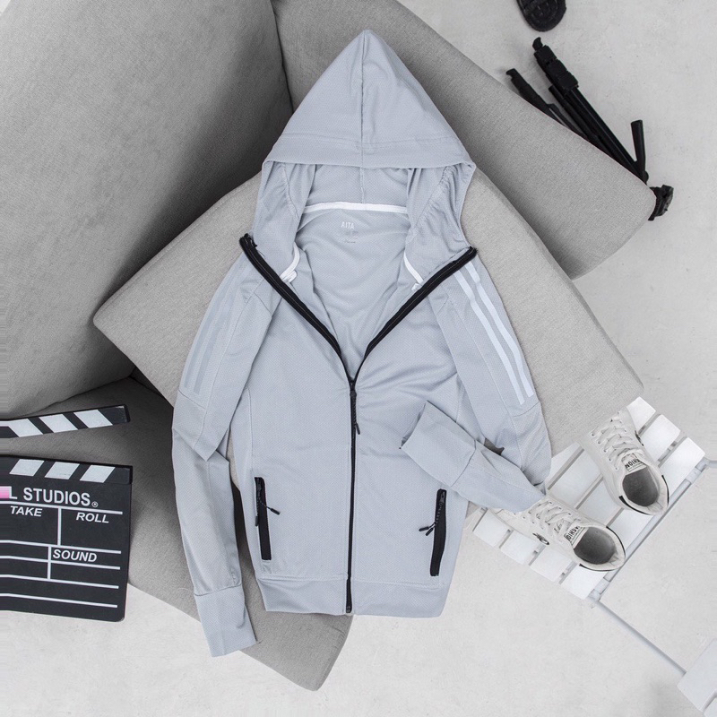 Áo khoác chống nắng nam 2 lớp chất thông hơi thời trang