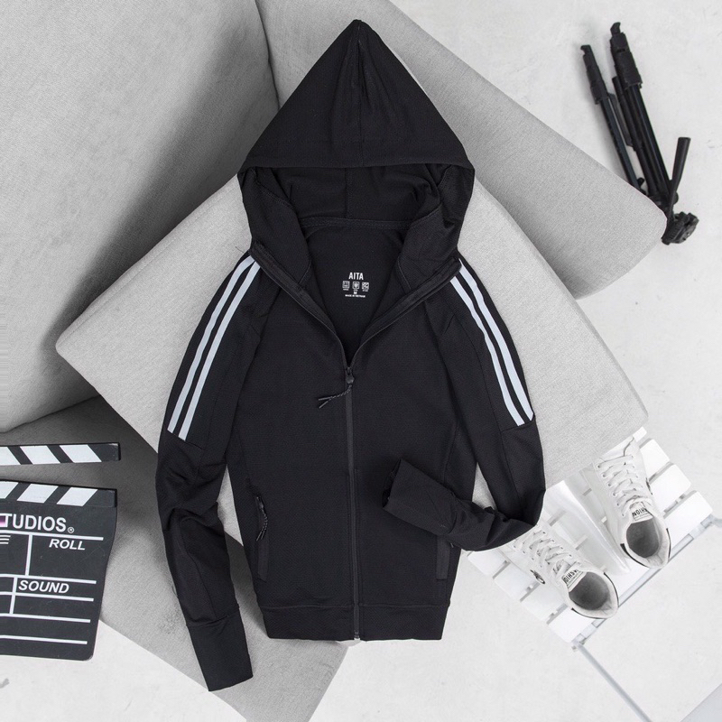 Áo khoác chống nắng nam 2 lớp chất thông hơi thời trang