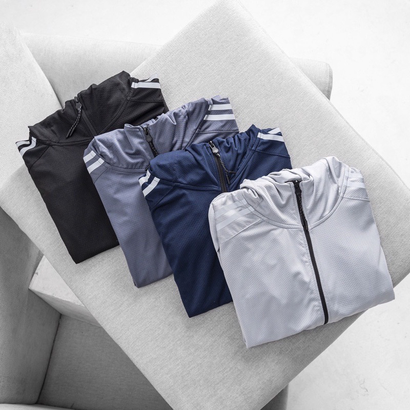 Áo khoác chống nắng nam 2 lớp chất thông hơi thời trang