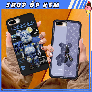 Ốp iphone 5/6/6s/6 plus - iphone 7/8/7 plus/8 plus in gấu be@rbrick siêu dễ thương