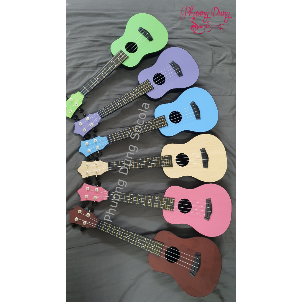 Đàn Ukulele Sơn Màu Size Concert
