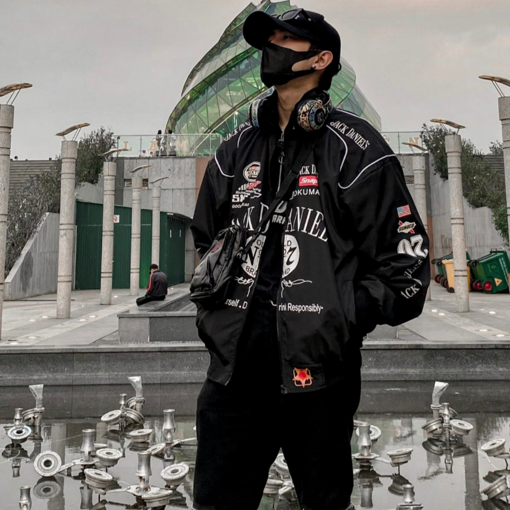 Áo Khoác JackDaniel's Racing Jacket Unisex Form To Đến 100Kg - Azura Store