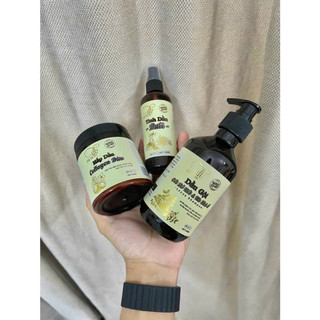 Combo 3 món gội -xả - xịt bồ kết bưởi dừa dr di hi