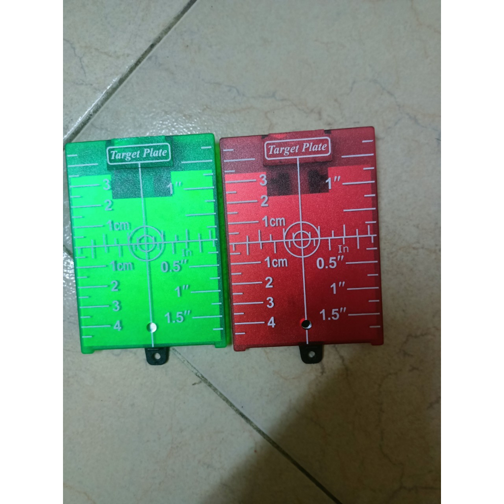 Thẻ Mục Tiêu Laser Từ Tính 1 inch /cm