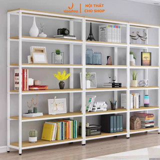 Kệ khung sắt trưng đồ shop, cửa hàng. kệ kho, kệ lắp ráp đa năng để hàng 4,5,6 tầng. vns-020