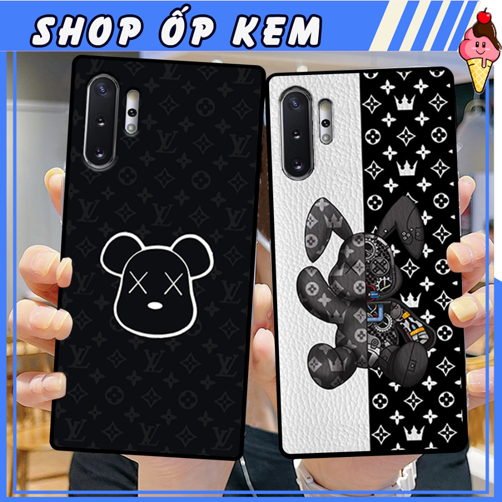 Ốp SamSung Note 10 - Note 10 Plus  In Gấu BE@RBRICK SIÊU DỄ THƯƠNG