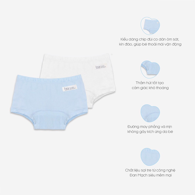 Bubaby Quần chip đùi bé gái  - Bambus BB014