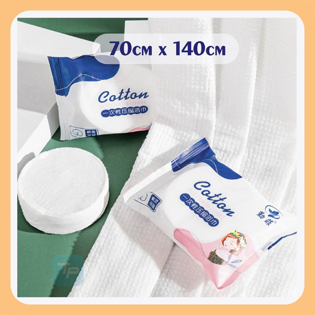 Khăn Viên Nén Cotton