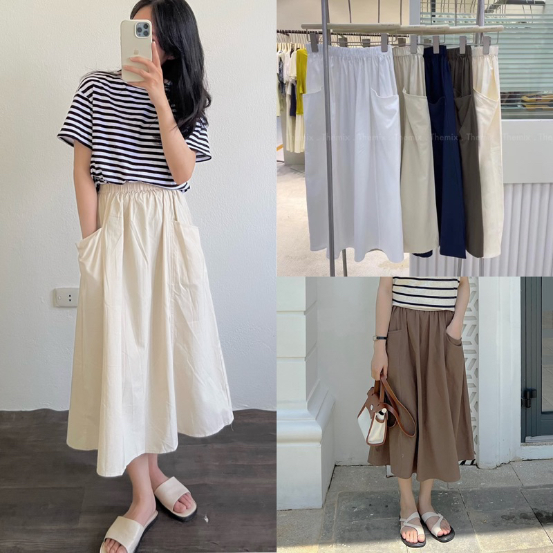 Chân váy thô mềm 216 (ẢNH THẬT SHOP CHỤP)