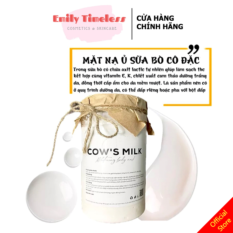 Ủ Sữa Non Kích Trắng Cho Face & Body Cô Đặc Siêu Thơm Mịn LOẠI 1 CHUẨN SPA