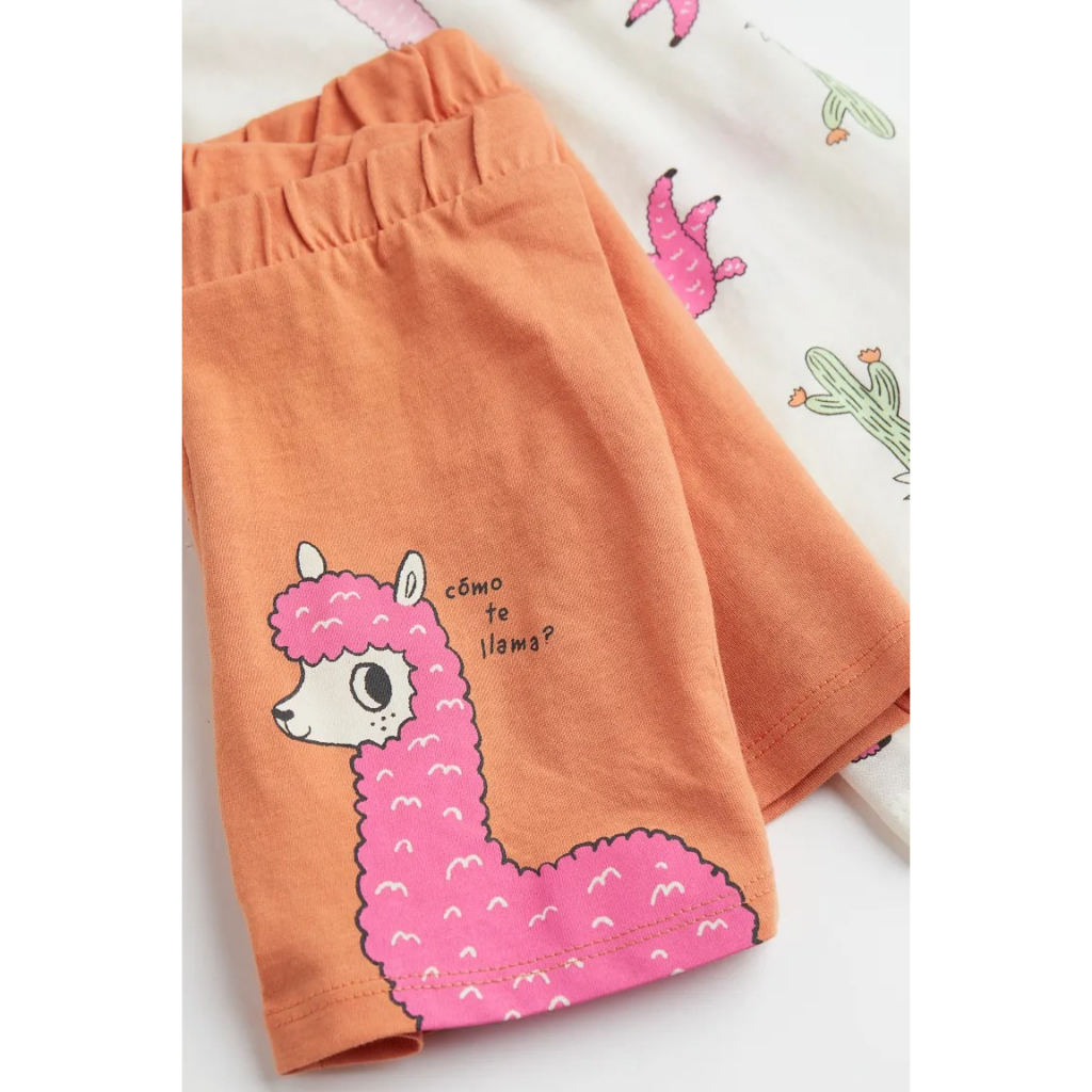 Set quần áo sát nách bé gái lớn HM H&M_authentic JP