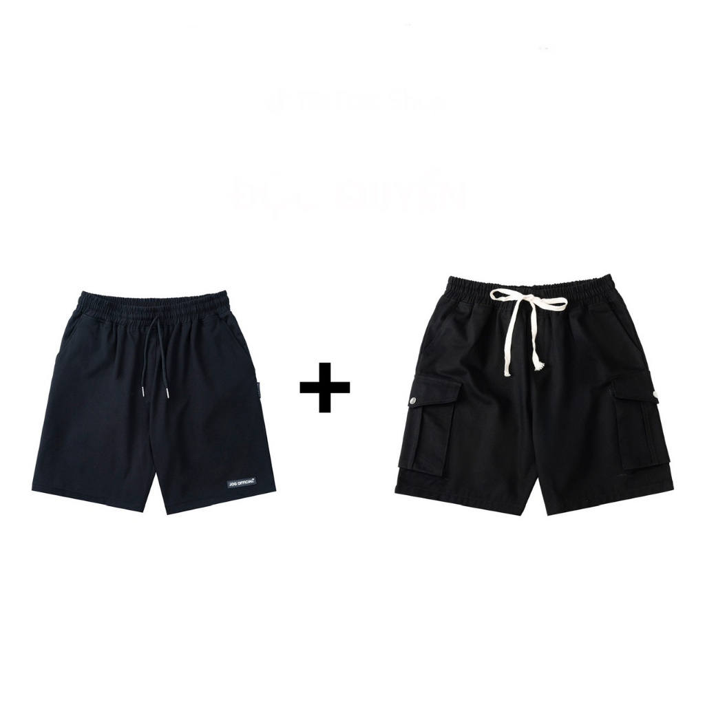 COMBO 2 Quần short [ Nỉ + Kaki ] Deal độc quyền + JOGGER