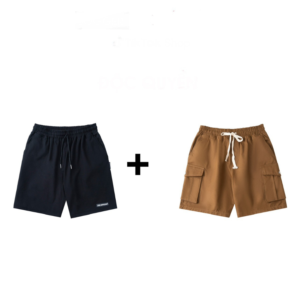 COMBO 2 Quần short [ Nỉ + Kaki ] Deal độc quyền + JOGGER