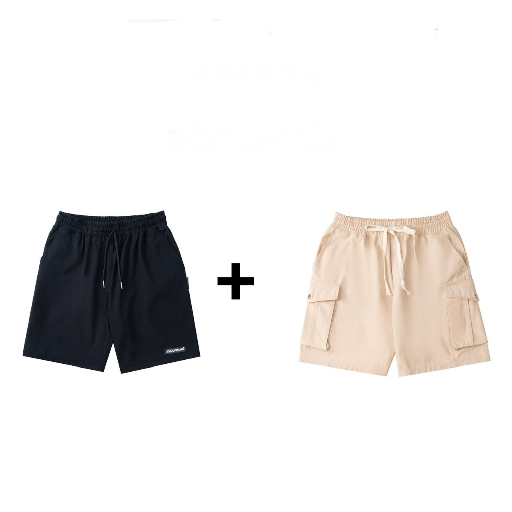 COMBO 2 Quần short [ Nỉ + Kaki ] Deal độc quyền + JOGGER