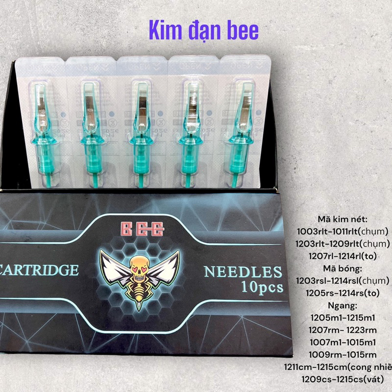 Kim máy pen ( Mã Nét {khung} ) - kim bee - hộp 10