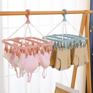 Móc Chùm Đa Năng Gấp Gọn 32 Kẹp Siêu Tiện Lợi