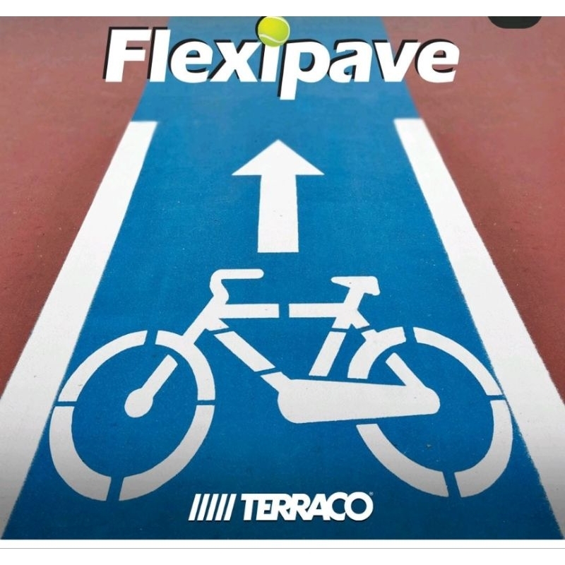 Terraco Sơn kẻ vạch sân cầu lông, bóng chuyền màu Trắng, sân bóng đá-5