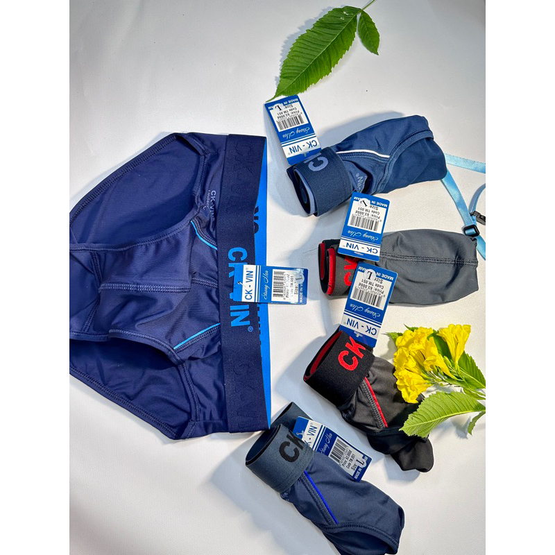 Combo 5 quần lót nam thun lạnh tam giác, hàng cao cấp CK_VIN  bảng lưng bự- chất thấm hút mồ hôi, kháng khuẩn