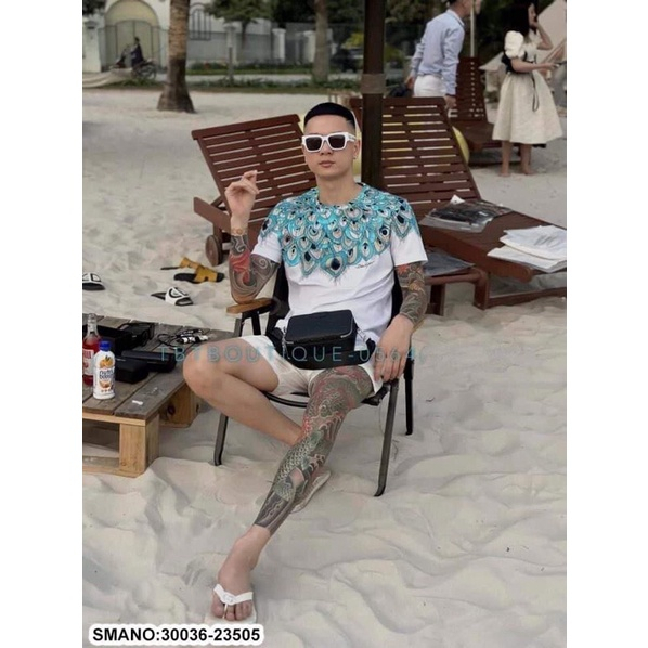 Áo Thun Nam Nữ Burlon Nhiều Màu - Áo Phông Nam Nữ In Hình Đuôi Công Unisex Form Rộng Oversize Thoang Mát 2023