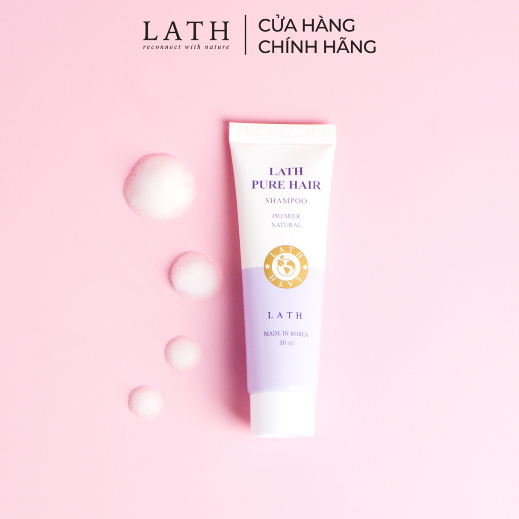 Dầu gội LATH PURE HAIR PREMIER Dưỡng Tóc Bóng Mượt - 50ml