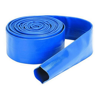 Ống bơm vải bạt phi 76 -ống bạt cốt vải dù tải nước bơm nước màu xanh