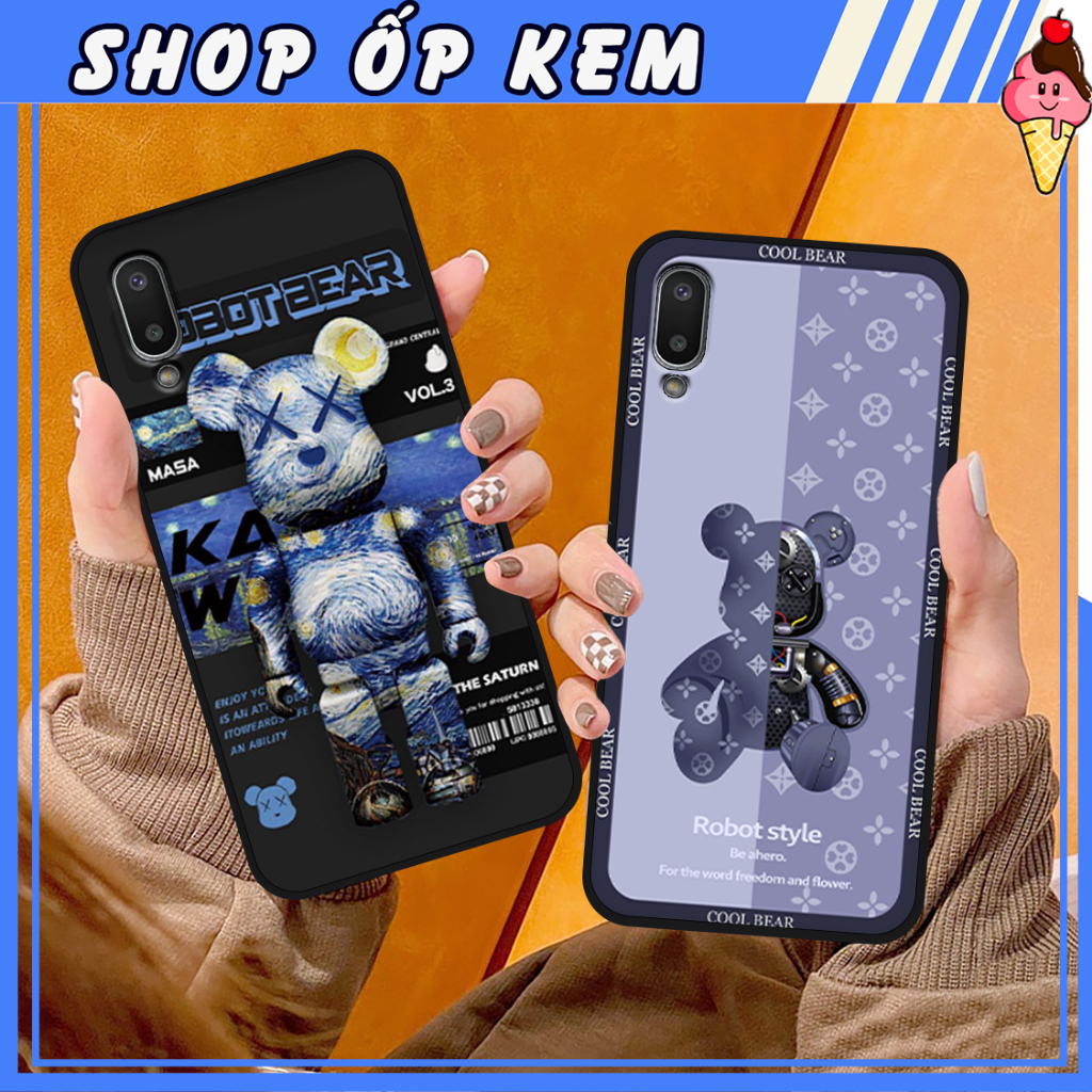 Ốp SamSung A02 - M02 In Gấu BE@RBRICK SIÊU DỄ THƯƠNG