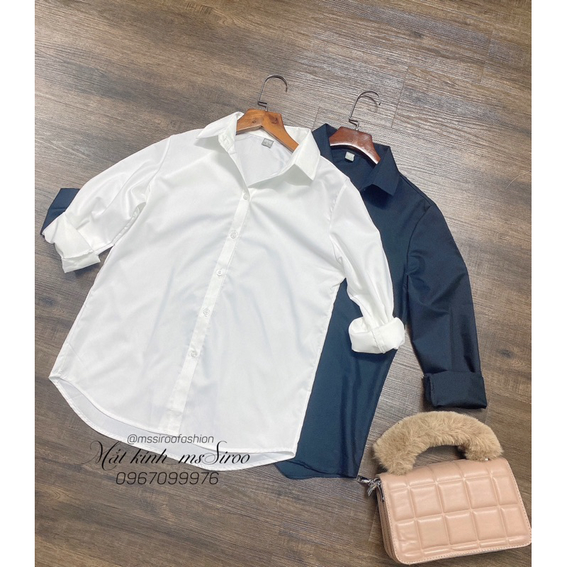SƠMI BASIC KATE LỤA KHÔNG NHÀO KHÔNG NHĂN