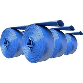 Ống bơm nước vải bạt đúc phi 60 - ống bạt cốt vải dù tải nước bơm nước màu xanh