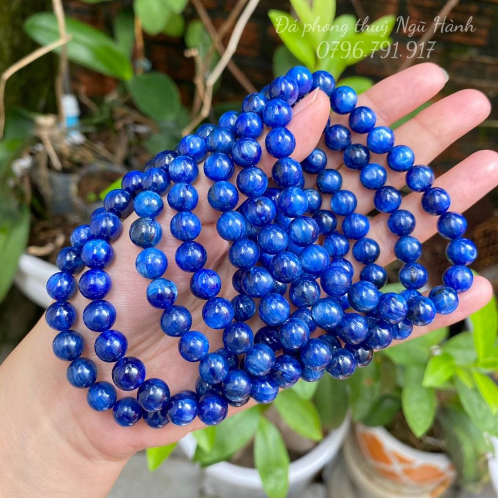 Vòng tay phong thủy, lắc tay đá Kyanite tự nhiên