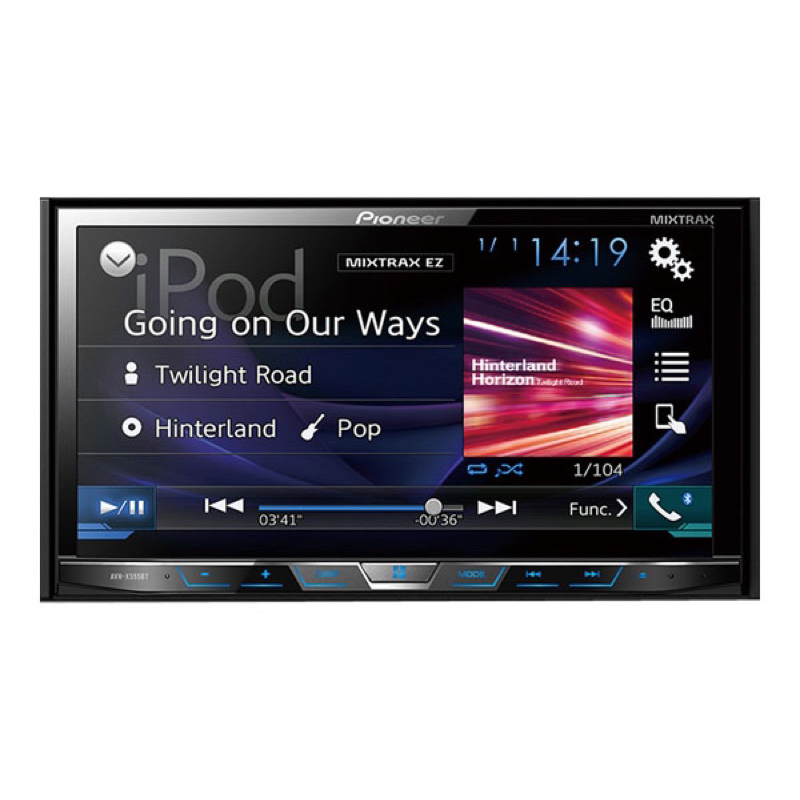 DVD ô tô Pioneerr AVH-X595BT chính hãng đầy đủ tính năng lắp được các dòng xe