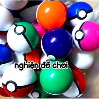Combo 5 quả cầu pokemon size lớn 5cm bằng nhựa.