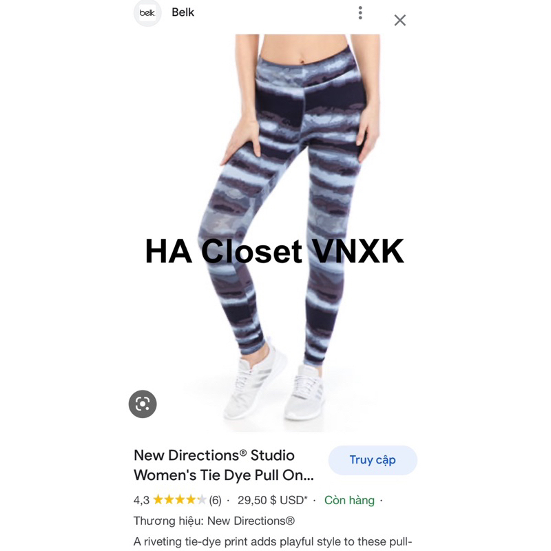 Quần Thun Legging Ôm Xuất Dư