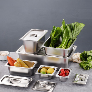 Khay đựng buffet gn 1/9 inox 304 - khay đựng topping không nhiễm từ - đảm bảo an toàn vệ sinh thực phẩm