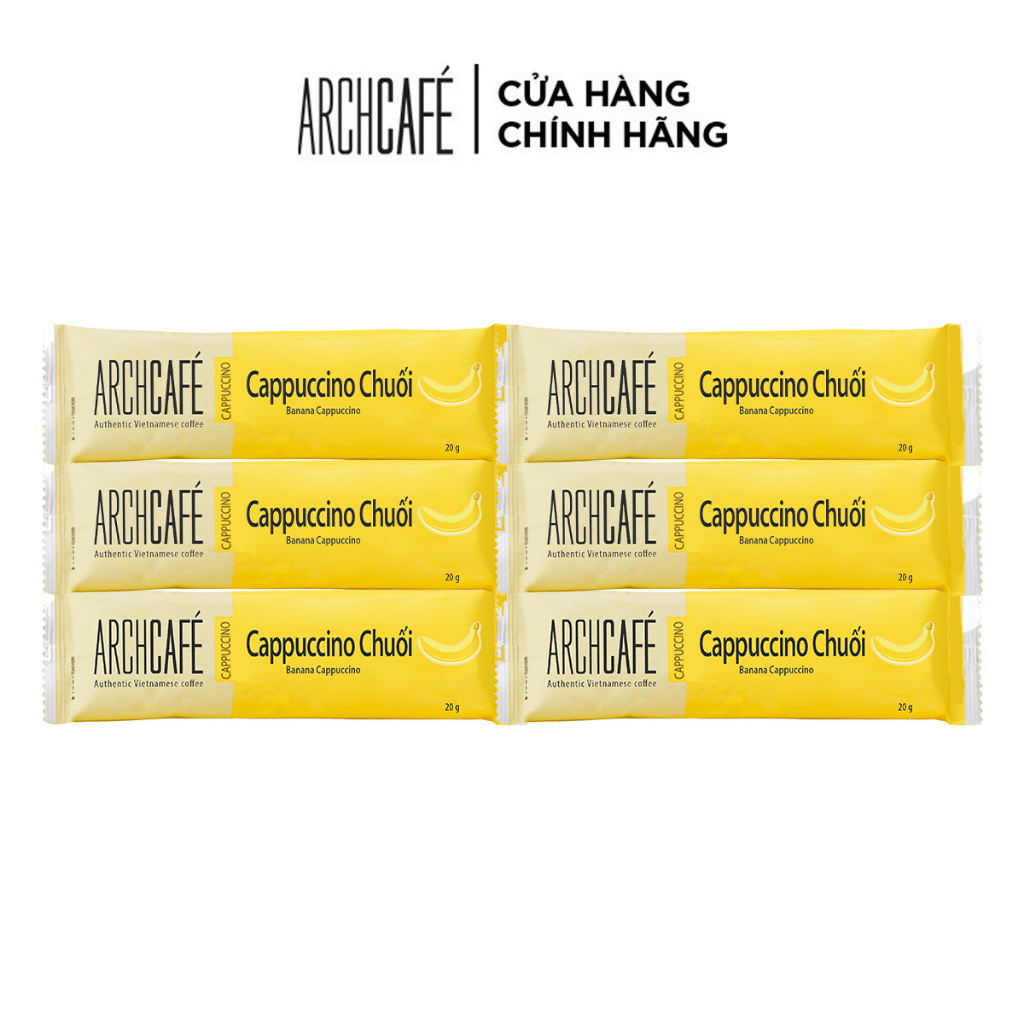 Bộ mẫu thử cappuccino chuối Archcafé (6 gói)