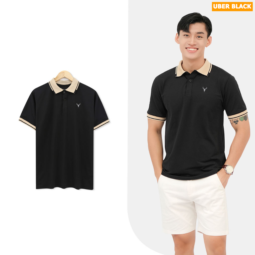 Áo Thun Polo Nam cổ bẻ DEER vải Cotton cao cấp chuẩn form