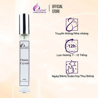 Nước hoa nữ Charme Omnia Crystal 10ml nữ tính gợi cảm tinh tế hướng nội