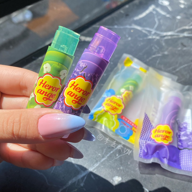 Son dưỡng nho táo chupachup Herorange