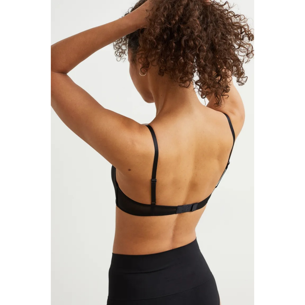 Set 2 bra không gọng đen/be 0557994003 HM H&M_authentic JP