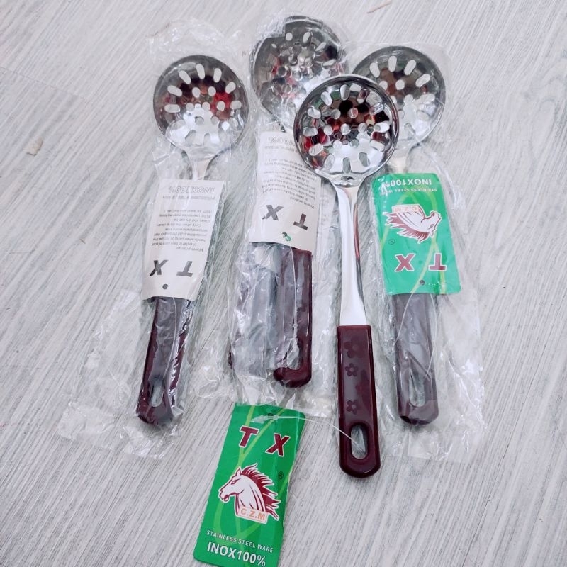 Vá inox cán ngắn múc trân châu , Vá múc thạch