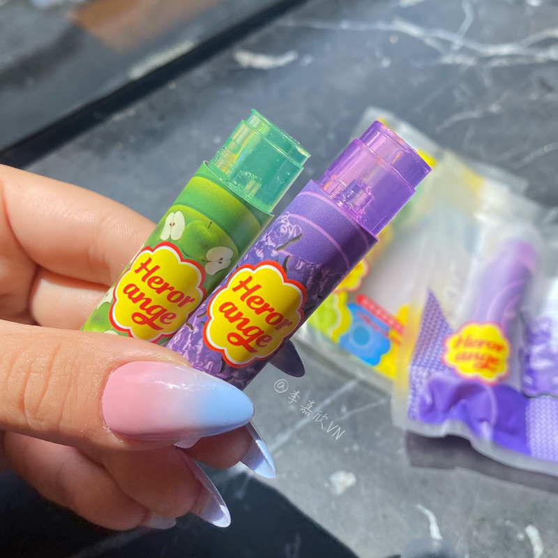 Son dưỡng nho táo chupachup Herorange