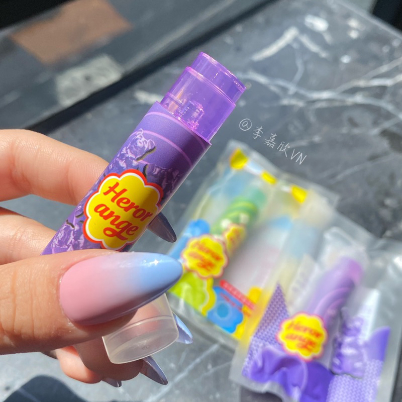 Son dưỡng nho táo chupachup Herorange