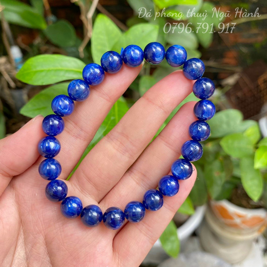 Vòng tay phong thủy, lắc tay đá Kyanite tự nhiên