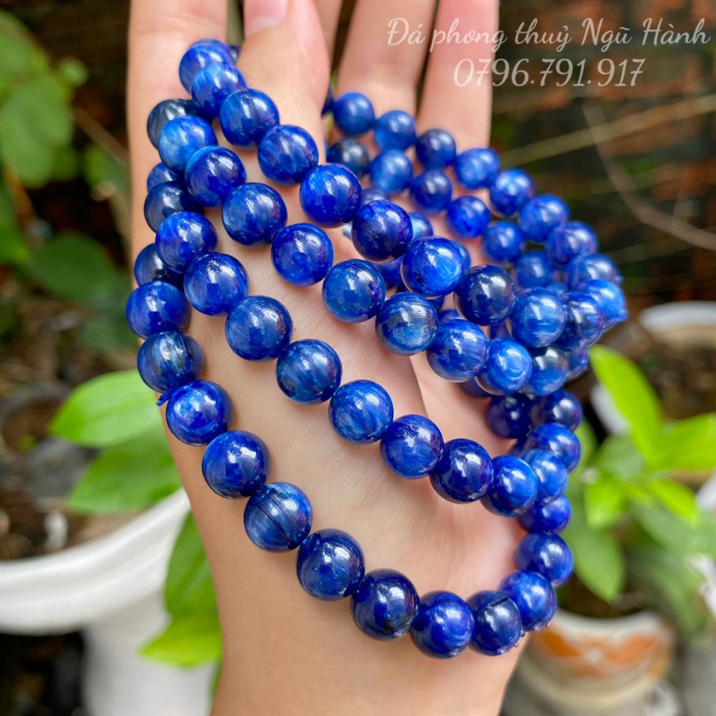 Vòng tay phong thủy, lắc tay đá Kyanite tự nhiên