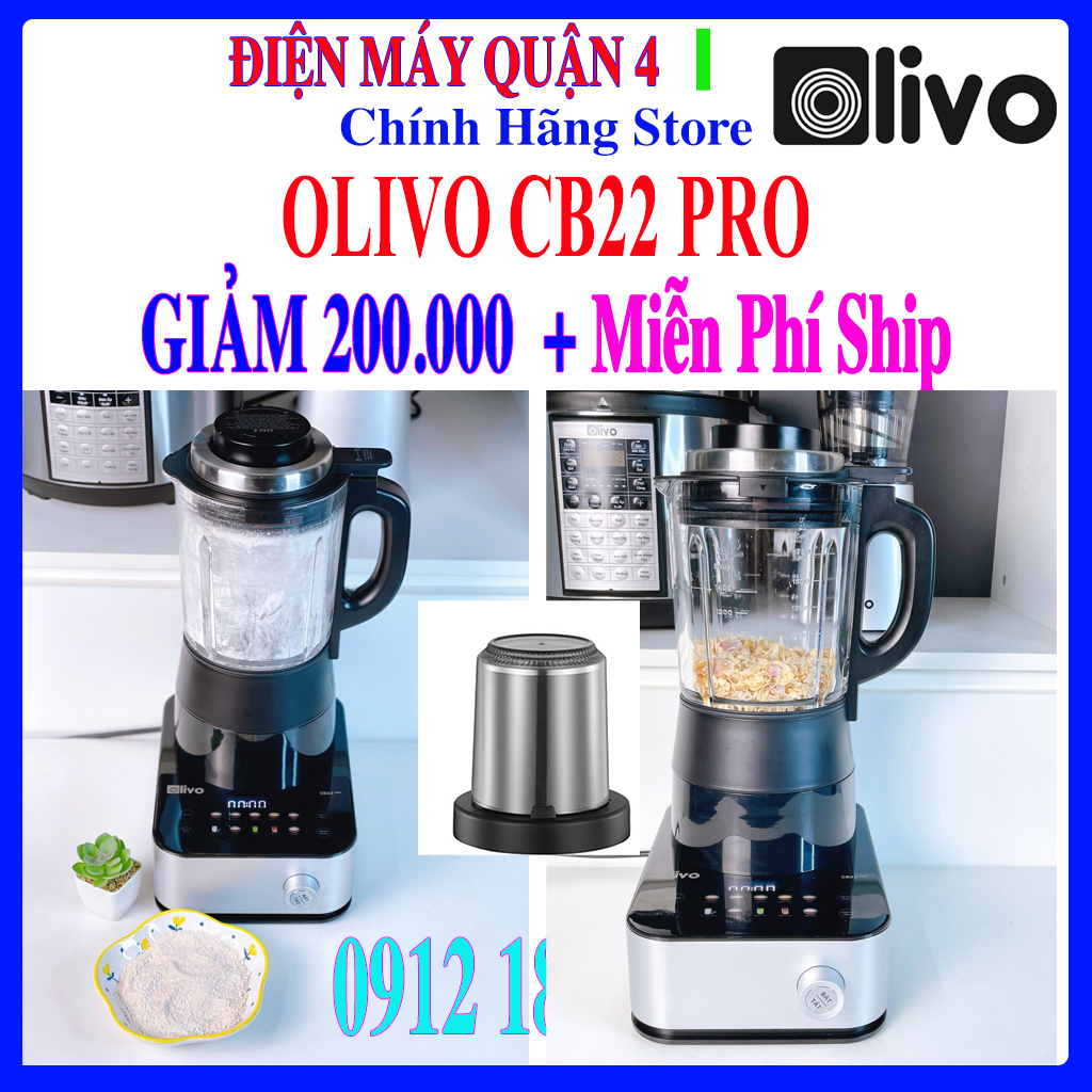 Máy Làm Sữa Hạt OLIVO CB22 PRO - Hàng chính hãng