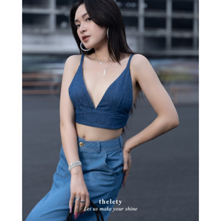 Áo Bra Denim BELLI TOP BRA | thelety