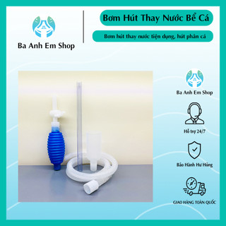Dụng cụ hút phân cặn - thay nước hồ cá - loại cao cấp có van khoá