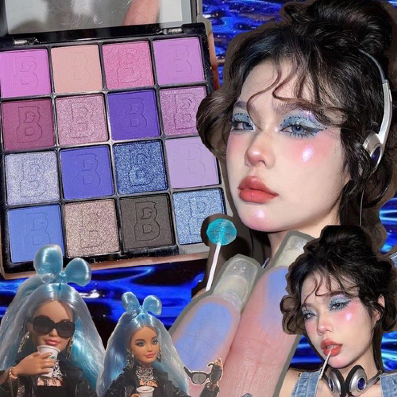 Phấn Mắt Miss Lara Tone Màu HOT 24 Ô Ánh Hồng Xanh